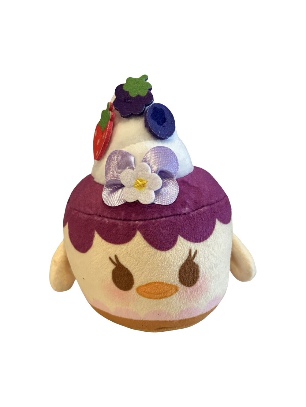 Disney Munchlings Daisy Duck Tripleberry Compote Cheesecake Scented Plush LE